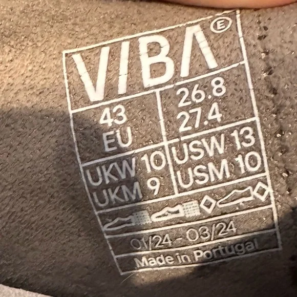 VIBAe Men’s Slip-On Loafers in Charcoal Gray - Picture 4 of 7